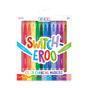Ooly Switch-Eroo Color Changing Markers (12 Set)
