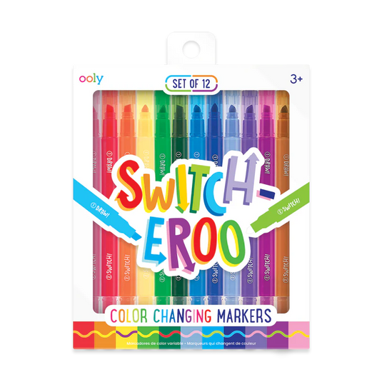 Ooly Switch-Eroo Color Changing Markers (12 Set)