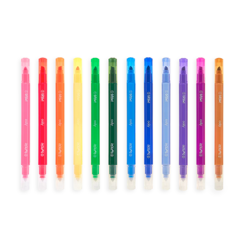 Load image into Gallery viewer, Ooly Switch-Eroo Color Changing Markers (12 Set)
