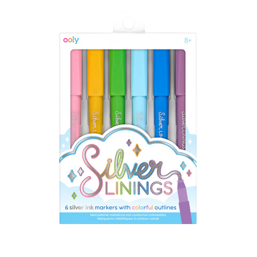 Ooly Silver Linings Outline Markers (6 Set)