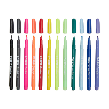 Ooly Fabric Doodlers Markers (12 Set)