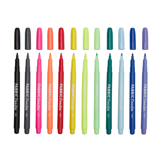 Ooly Fabric Doodlers Markers (12 Set)