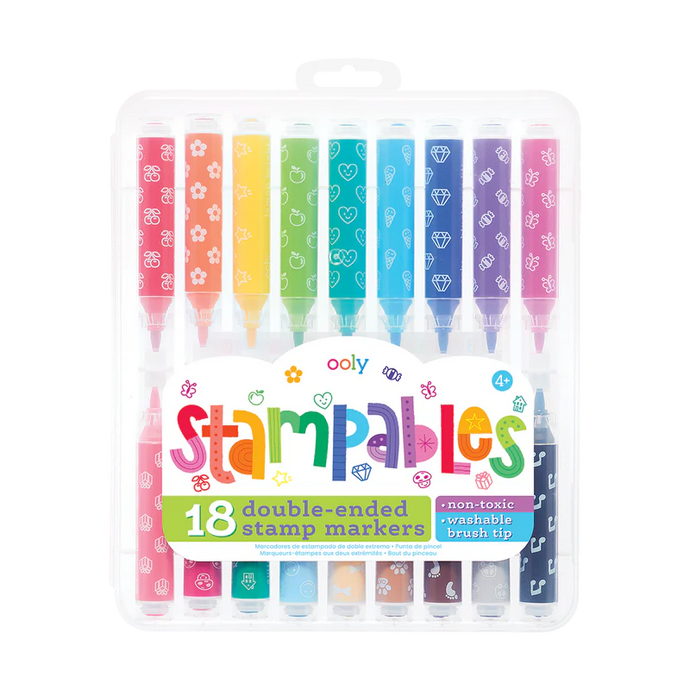 Ooly Stampables Double-Ended Stamp Markers (18 Set)