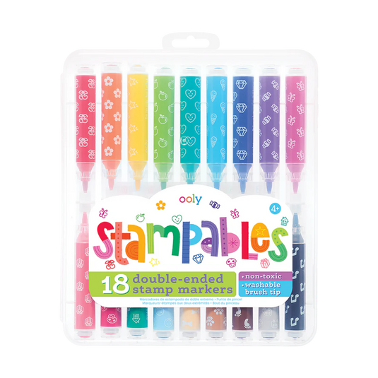 Ooly Stampables Double-Ended Stamp Markers (18 Set)