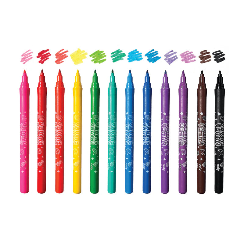 Load image into Gallery viewer, Yummy Yummy Scented Markers (12 Set)
