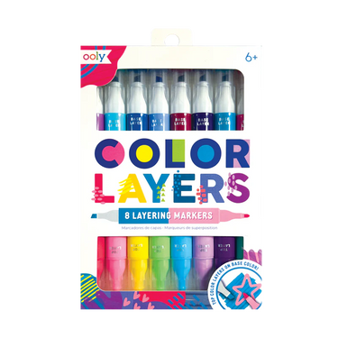 Ooly Color Layers Double Ended Layering Markers (8 Set)