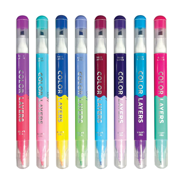 Ooly Color Layers Double Ended Layering Markers (8 Set)