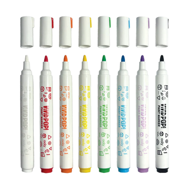 Ooly Vivid Pop! Water Based Paint Markers (8 Set)