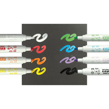 Ooly Vivid Pop! Water Based Paint Markers (8 Set)