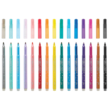 Ooly Rainbow Sparkle Glitter Markers (15 Set)