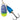 Blue Fox 3/8oz Classic Vibrax Spinner (Blue Scale Chartreuse UV)