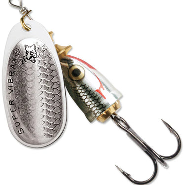 Blue Fox Classic 1/8oz Vibrax Wildeye Shiner Spinner (Silver)