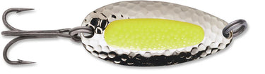 Blue Fox 7/8oz Pixee Spoon (Hammered Nickel/Fluorescent Yellow)