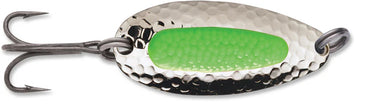 Blue Fox 1/4oz Pixee Spoon (Hammered Nickel/Fluorescent Green)