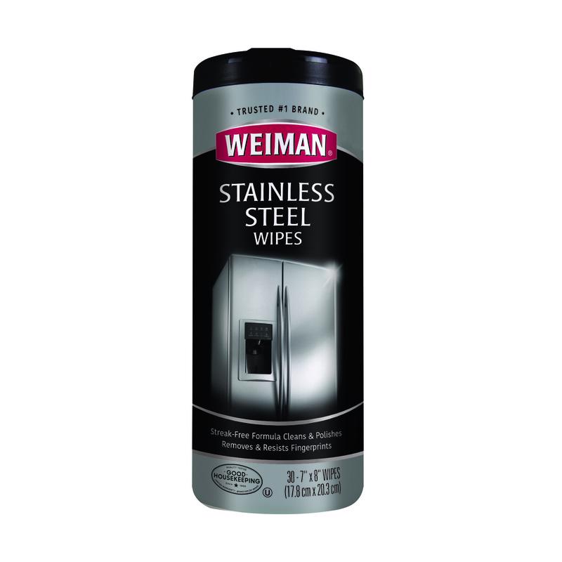 Load image into Gallery viewer, Weiman Fresh Clean Scent Stainless Steel Cleaner 30 pk Wipes
