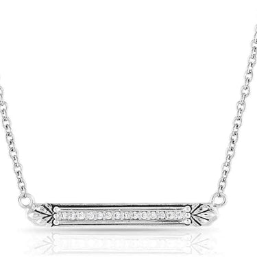 Montana Silversmiths Setting the Crystal Bar Necklace