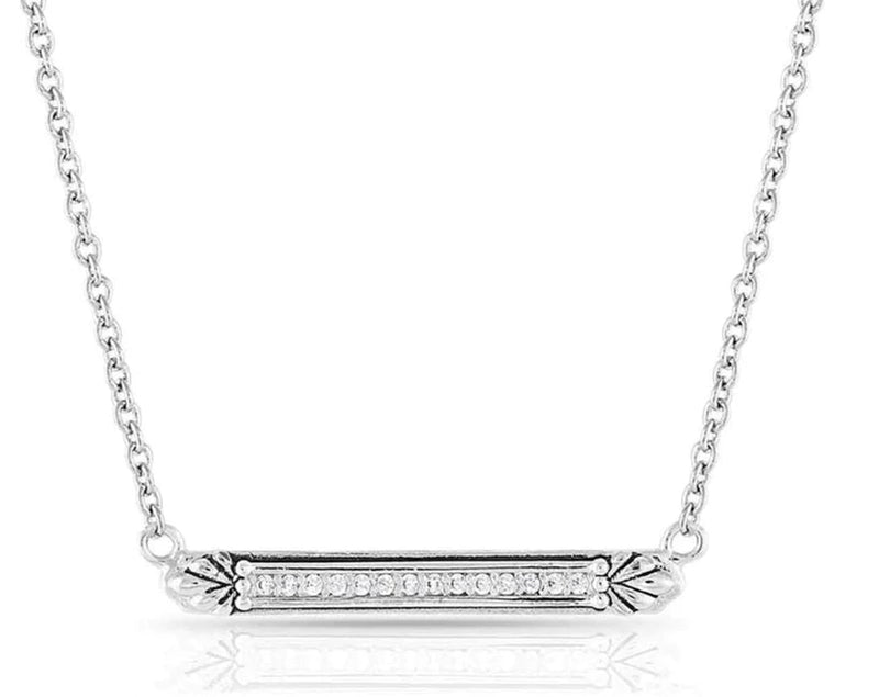 Load image into Gallery viewer, Montana Silversmiths Setting the Crystal Bar Necklace
