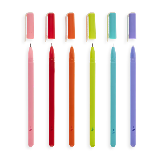 Ooly Fine Line Colored Gel Pens (6 Set)