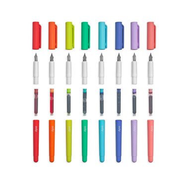 Ooly Color Write Fountain Pens (8 Set)