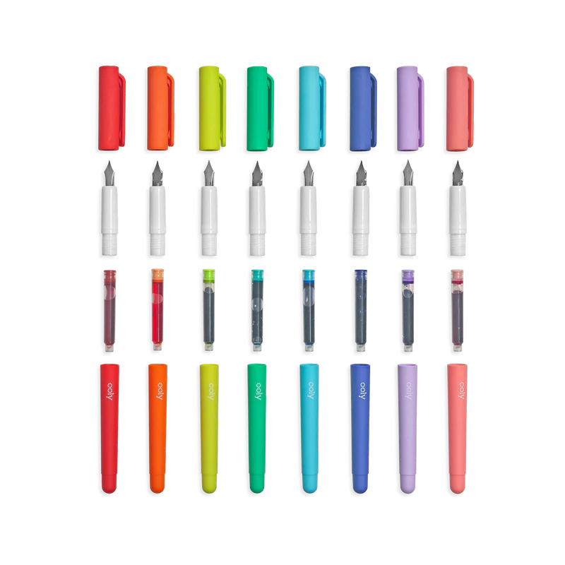 Load image into Gallery viewer, Ooly Color Write Fountain Pens (8 Set)
