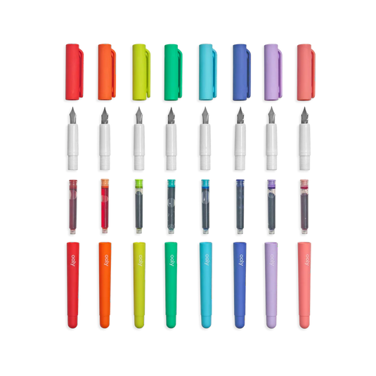 Ooly Color Write Fountain Pens (8 Set)