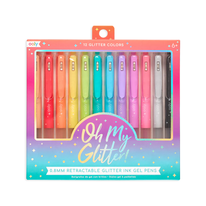 Load image into Gallery viewer, Ooly Oh My Glitter! Retractable Gel Pens (12 Set)
