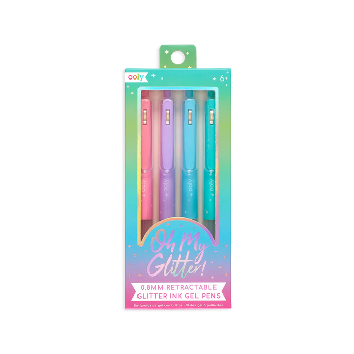 Ooly Oh My Glitter! Retractable Gel Pens (4 Set)