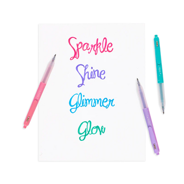 Ooly Oh My Glitter! Retractable Gel Pens (4 Set)