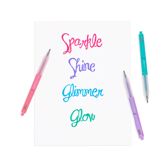 Ooly Oh My Glitter! Retractable Gel Pens (4 Set)