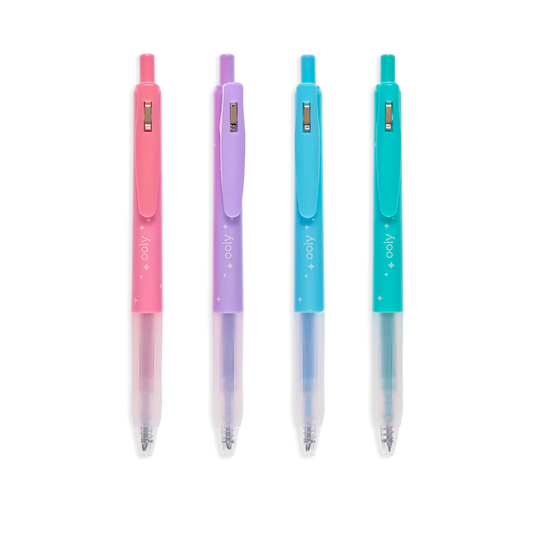 Ooly Oh My Glitter! Retractable Gel Pens (4 Set)