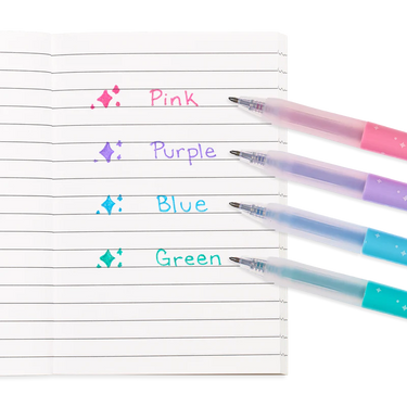 Ooly Oh My Glitter! Retractable Gel Pens (4 Set)