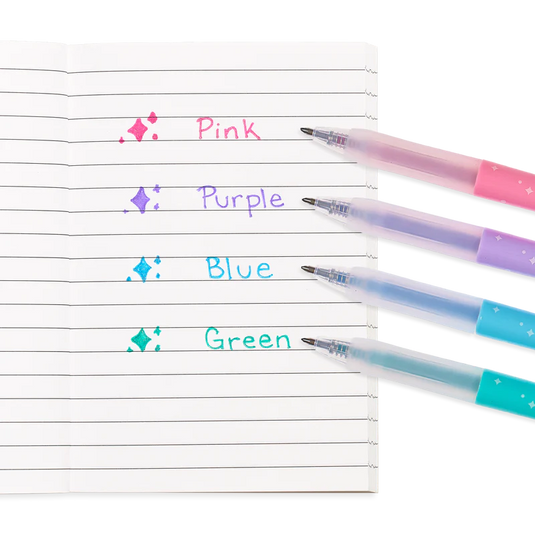 Ooly Oh My Glitter! Retractable Gel Pens (4 Set)