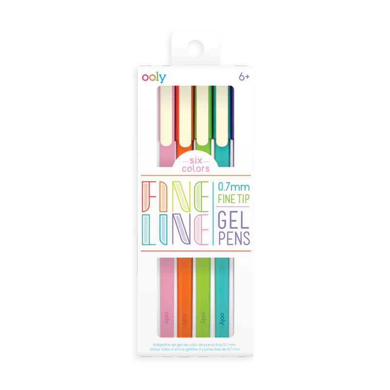 Load image into Gallery viewer, Ooly Fine Line Colored Gel Pens (6 Set)
