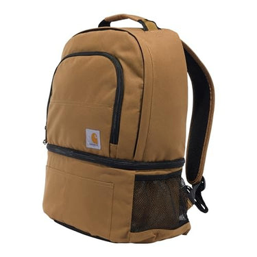 Carhartt Insulated 24 Can Two Compartment Cooler Backpack (Carhartt Brown)