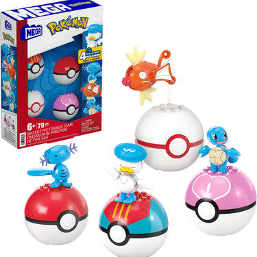 Mega Brands Pokémon Water Type Trainer Team