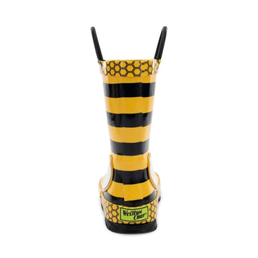 Western Chief Little Girl's Buzzy Bee Rain Boot (Yellow) Size 1 Kids