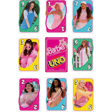 UNO Barbie The Movie Card Game