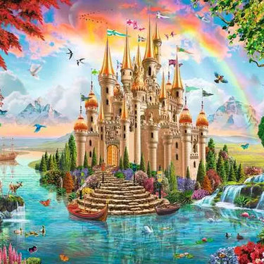 Children’s Jigsaw Puzzle Rainbow Castle - 100 Pieces