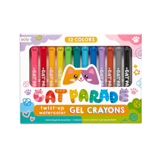 Ooly Cat Parade Gel Crayons (12 Set)