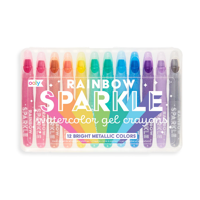 Ooly Rainbow Sparkle Watercolor Gel Crayons