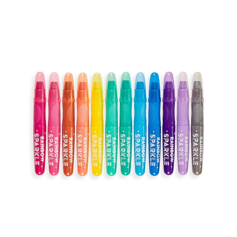 Load image into Gallery viewer, Ooly Rainbow Sparkle Watercolor Gel Crayons
