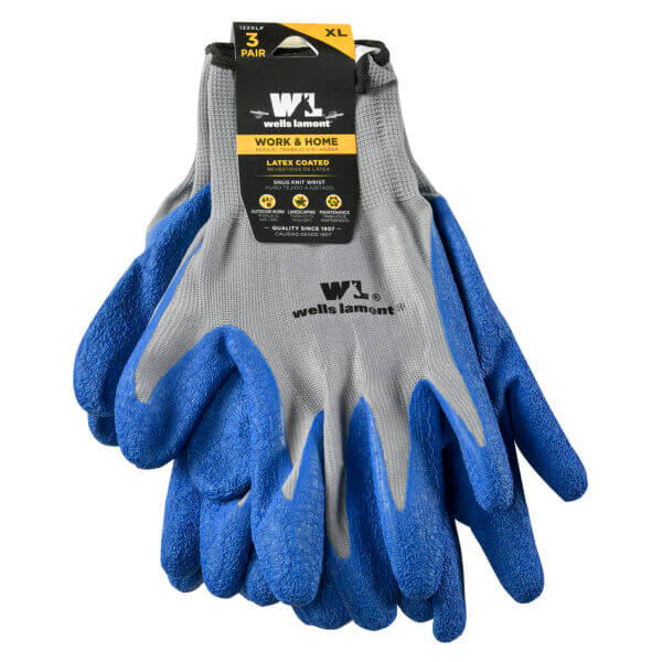 Load image into Gallery viewer, Wells Lamont Men&#39;s Latex Coated Gloves 3 pair Pack
