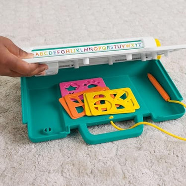 Fisher-Price Learn & Doodle Desk Mess-Free Writing & Drawing Tablet with LCD Screen for Kids