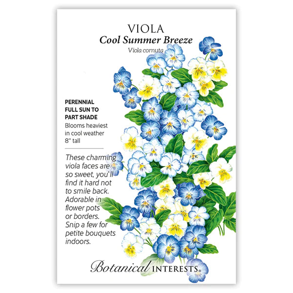 Load image into Gallery viewer, Cool Summer Breeze Viola Seeds
