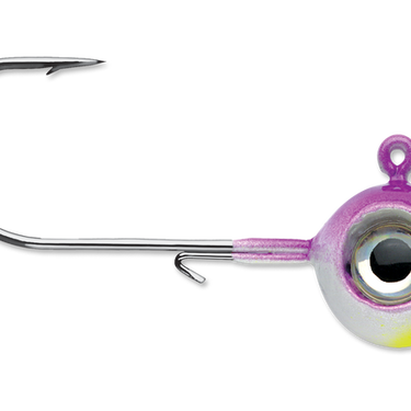 VMC 3/8oz Neon Moon Eye Jig (Purple Albino)