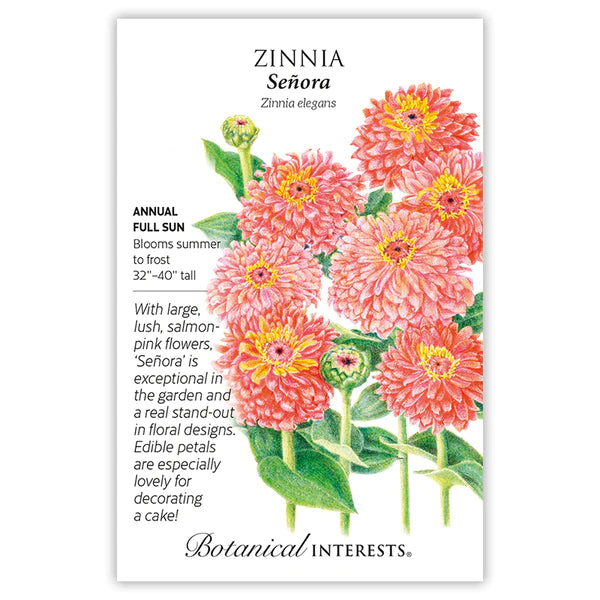 Load image into Gallery viewer, Senora Zinnia Seeds
