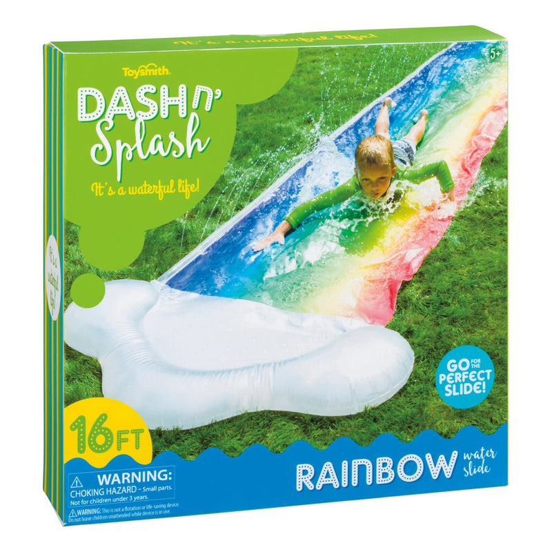 Load image into Gallery viewer, Toysmith Dash N Splash Rainbow Slide
