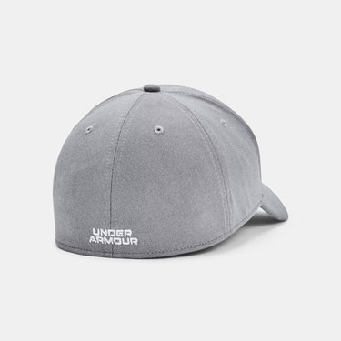 Under Armour UA Blitzing Low Men's Stretch Fit Cap (Steel/White)