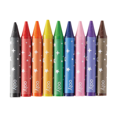 Ooly Carry Along! Coloring Book and Crayon Set - Pet Pals - Set of 9 Crayons