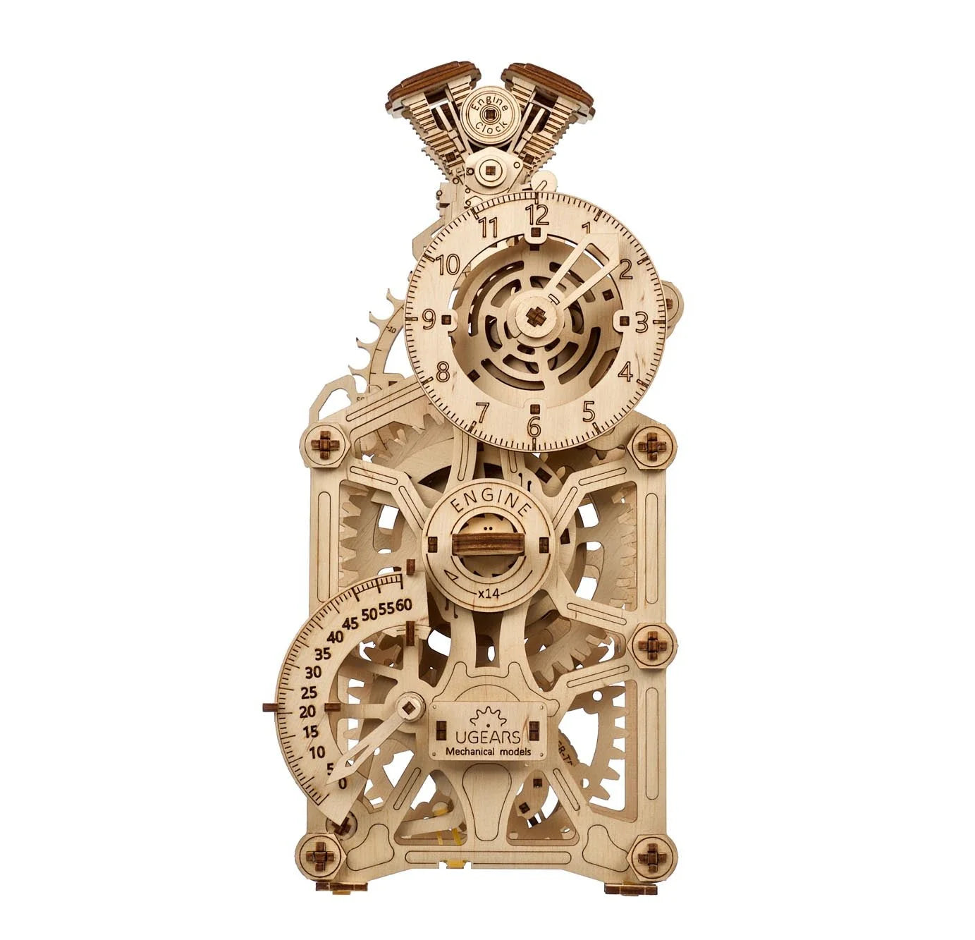 Ute Clock UGears Engine Clock – The General Store Spokane